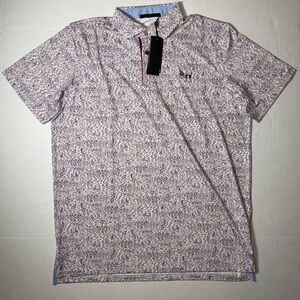 Greyson Men's Polo Shirt - Purple Pattern